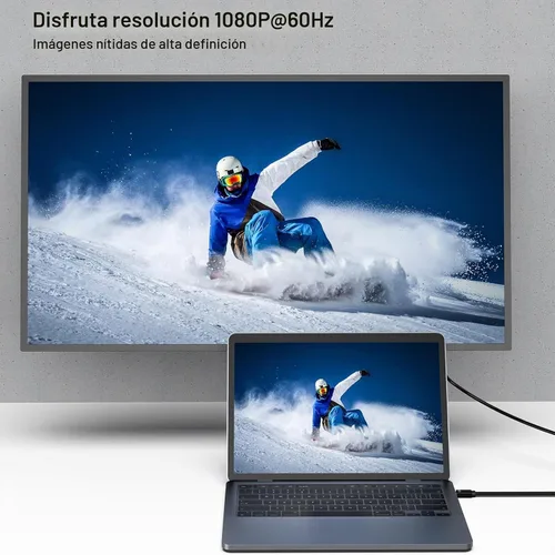 Vista 2 de BENFEI Cable Mini DisplayPort a DVI de 3 pies, Thunderbolt a DVI 1 Paquete