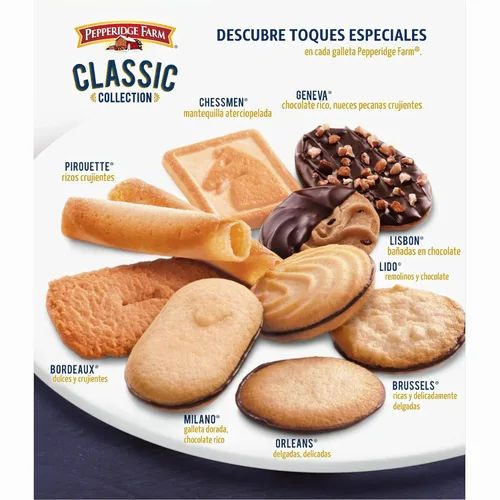 Vista 6 de Pepperidge Farm - Colección surtida de 9 galletas clásicas, 13.25 onzas
