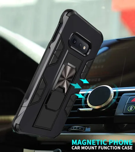 Vista 3 de Dionsibei Funda protectora resistente a prueba de golpes para Samsung Galaxy Note 8 con soporte para Samsung Galaxy Note 8 (negro)