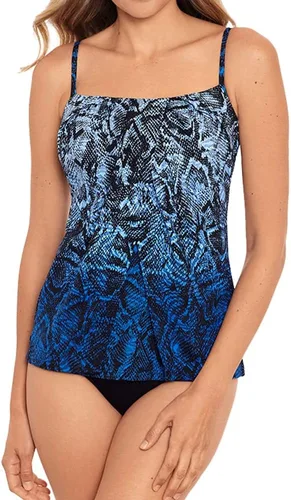 Vista 2 de Miraclesuit Traje de baño para mujer, diseño de pirita Jubileo, copa suave, correa ajustable, tankini