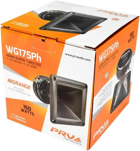 Vista 5 de PRV AUDIO WG175Ph Controlador de Compresión de Salida de 1 Pulgada, Potencia de Programa de 150 Vatios, Alta Frecuencia, Controlador de Tweeter