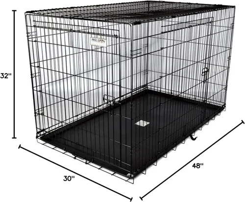 Vista 10 de Jaula grande con doble abertura Precision Pet, negra, Negro