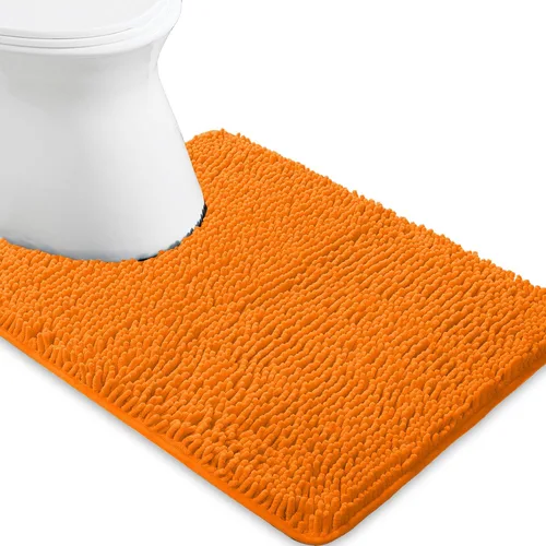 Vista 37 de Yeaban Alfombra de pasillo de baño de 24 x 72 pulgadas, antideslizante, alfombra de baño larga de felpilla gruesa, absorbente y lavable, alfombra