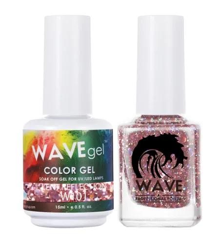 Vista 47 de WAVEGEL - Juego dúo de gel y esmalte de uñas a juego - Colección Simplicity - #P109 Blizzard I 0.5 onzas
