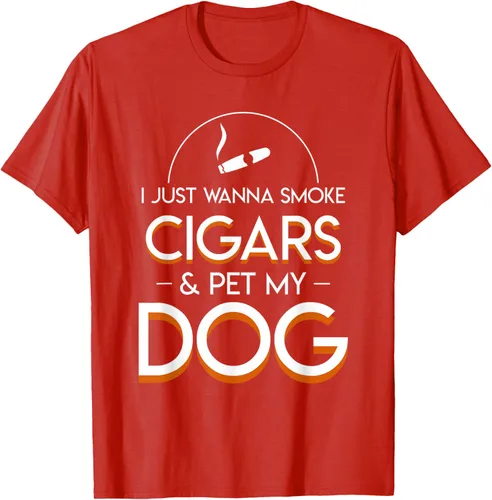 Vista 61 de Solo quiero fumar cigarros y mascotas a los amantes de los perros de mi perro, Negro, S