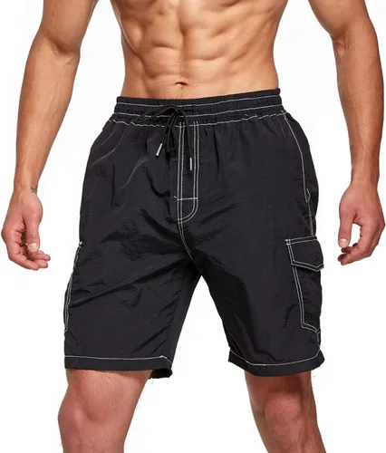 Vista 2 de Tansozer Traje de baño para hombre de secado rápido
