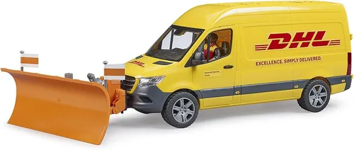 Vista 5 de Bruder 02671 Mercedes-Benz Sprinter DHL con conductor, camión de juguete a