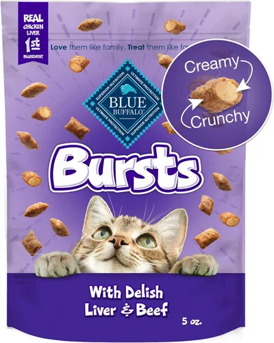 Vista 8 de Blue Buffalo Golosinas crujientes para gatos, bolsa de pollo de 2 onzas (paquete de 6)