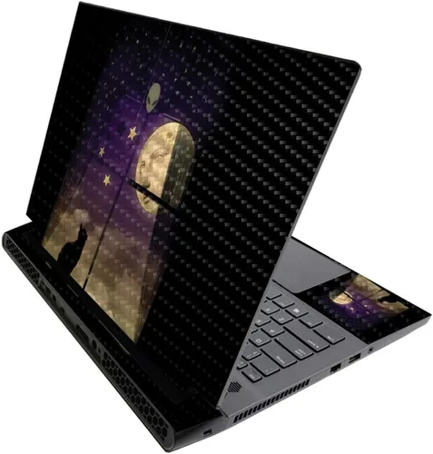 Vista 65 de MightySkins - Skin brillante con purpurina para Alienware M17 R3 (2020) y M17 R4 (2021) - Diversión de los años 90 Acabado duradero con purpurina