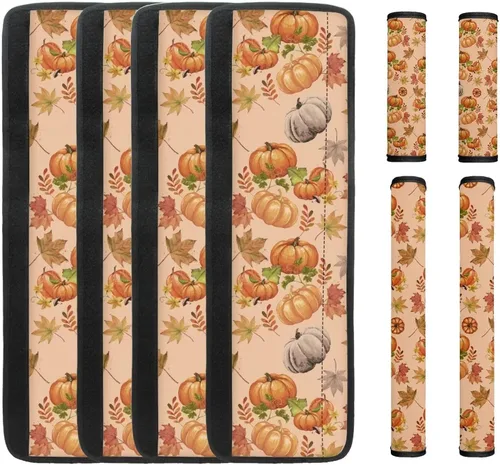 Vista 14 de DISNIMO Fundas para manija de puerta de refrigerador con calabaza otoñal, 8 piezas Kithchen para nevera, microondas, horno, lavavajillas, protector