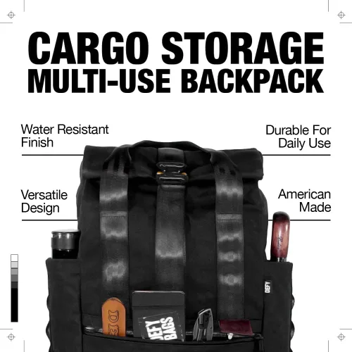 Vista 2 de Mochila para padres, Negro, talla única, Portátil
