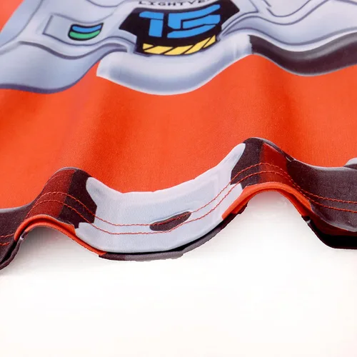 Vista 6 de Oncolo Camiseta ligera de manga corta para niños pequeños de 2 a 8 años Rojo