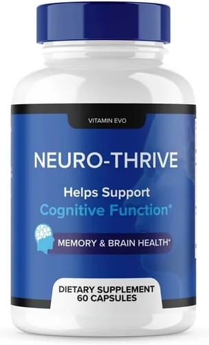 Vista 2 de (2 unidades) Neuro Thrive Brain Supplement, Neuro Thrive for Memory, Neuro Thrive PQQ para reducir los efectos negativos de la niebla cerebral