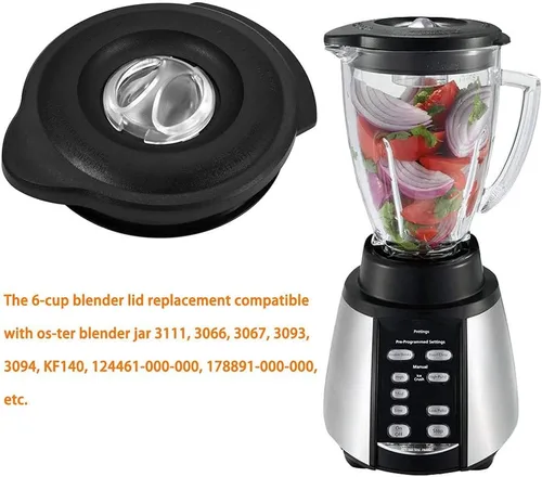 Vista 4 de Repuesto 124461-000-000 178891-000-000 Tapa de licuadoras para licuadoras de vidrio Os-ter Pro 1200 6 tazas