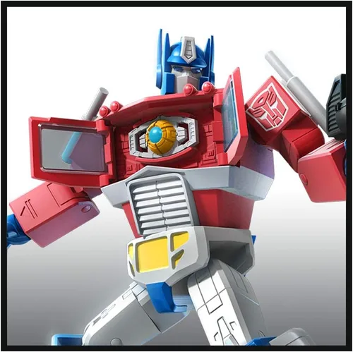Vista 9 de Transformers R.E.D. [Diseño Mejorado de Robot] Los Transformers G1 Optimus Prime, Figura No Convertible