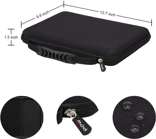 Vista 6 de Mchoi Funda rígida portátil para teclado Logitech K480 multidispositivo (solo funda)