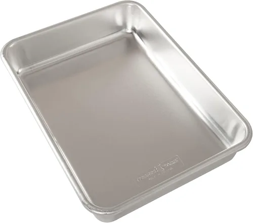 Vista 14 de Nordic Ware Naturals 45339 - Juego de utensilios para hornear de 3 piezas de aluminio, bandeja de un cuarto de hoja y bandeja para pasteles