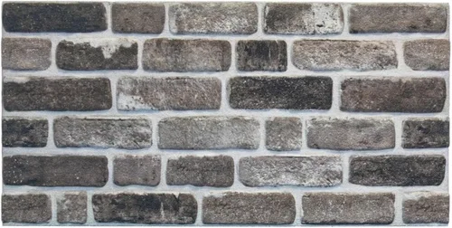 Vista 4 de Dundee Deco Paneles de Pared 3D de Ladrillo Falso - Revestimiento, Paneles de Pared con Aspecto de Piedra Gris Negro, Revestimiento de Espuma