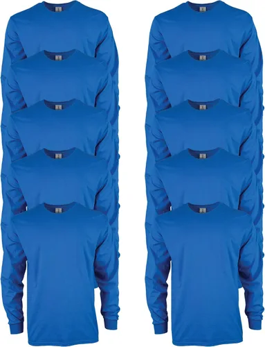 Vista 99 de Gildan - Camiseta de manga larga de algodón ultra estilo G2400 para adultos, paquete múltiple