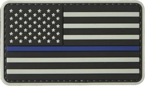 Vista 2 de 5ive Star Gear Parche de la bandera de Estados Unidos con rayas azules