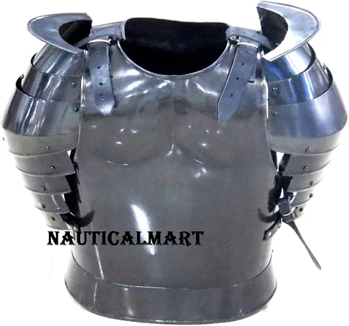 Vista 7 de NauticalMart Medieval Times - Traje de armadura de acero para el pecho