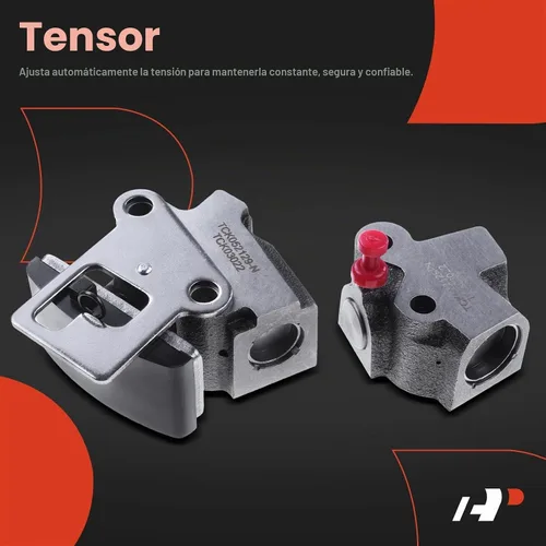 Vista 6 de A-Premium Kit de cadena de distribución del motor con guía y piñón tensor