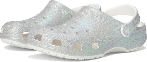 Vista 7 de Crocs Zuecos clásicos unisex con purpurina para adultos