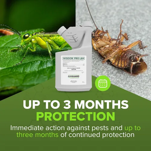 Vista 6 de Wisdom Pro L&H 7.9% Concentrado insecticida bifentrina (cuarto de galón)