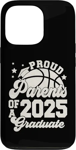 Vista 10 de iPhone 16 Parents of a 2025 Graduate Senior Graduation Basketball Case