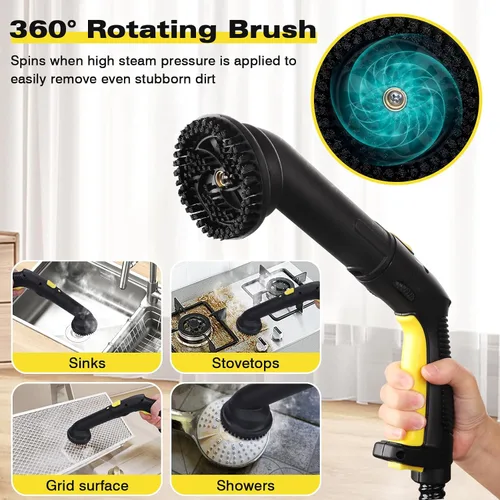 Vista 3 de TVD 5 Bar 320°F Steam Cleaner for Home, Bathroom, Kitchen, Floor & Grout