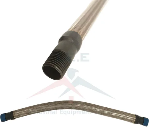 Vista 2 de Tubo compresor de manguera flexible de acero inoxidable con línea de aire comprimido