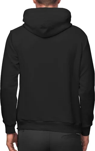 Vista 2 de Sudadera con capucha con estampado de barba para hombre, forro polar, transpirable, absorbe la humedad, sudadera para hombre