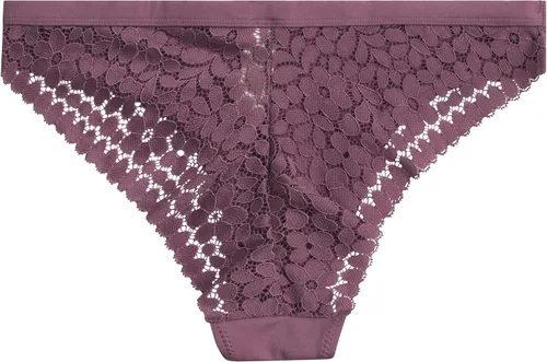 Vista 4 de Jessica Simpson Women's Underwear - 6 Pack Microfiber Lace Tanga Panties (S-XL)