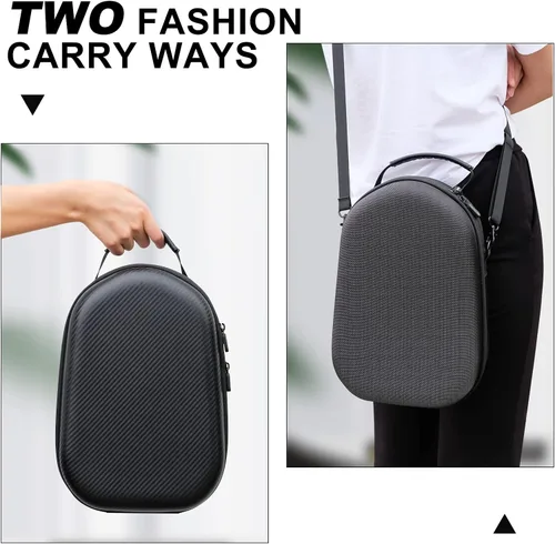 Vista 5 de Funda para Oculus Quest 2 funda de viaje rígida para Oculus Quest 2 VR con correa oficial Elite accesorios de controles táctiles funda de transporte