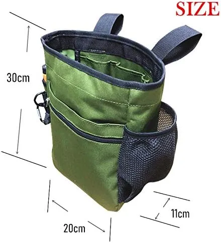 Vista 5 de Bolsa para hallazgos de detector de metales shrxy Bolsa de cintura Digger de herramientas para PinPointer Garrett Detector Xp ProPointer Accesorios