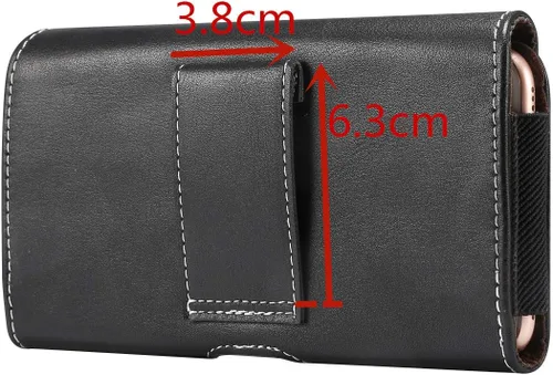 Vista 3 de Funda para cinturón para hombre, funda para teléfono celular, a la moda, para iPhone 14, iPhone 14, Pro, iPhone 12, Mini, 12, Pro, 11, Pro, X, XS