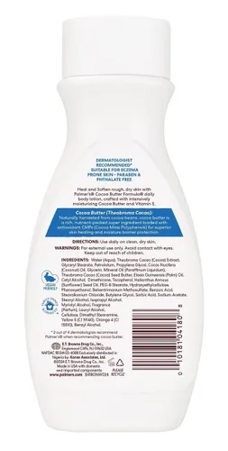 Vista 2 de Palmers - Loción de manteca de cacao. 8,5 onzas Smooth Marks, Tones, Softens Dry, Rough Skin, Intensely Moisturizing Body Lotion with Vitamin E