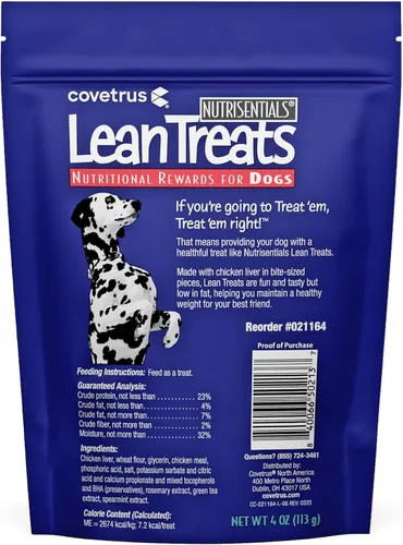 Vista 2 de Covetrus Nutrisential - Golosinas magras para perros, pequeños, medianos y grandes (K9), nutricionales, bajas en grasas, tamaño de bocado, sabor