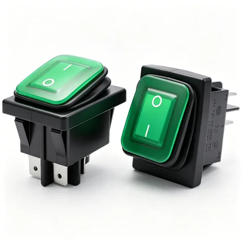 Vista 29 de Twidec /6 interruptores basculantes de 12 V de encendido/apagado de barco CA 6A/250V 10A/125V SPST 2 pines 2 posiciones interruptor de palanca