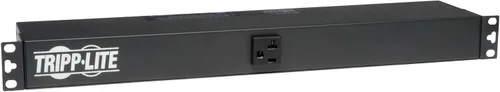 Vista 4 de Tripp Lite PDU Basic 13 salidas NEMA 5-15R Entrada 5-15P Cable 1.8kW 6ft 1URM (PDU121506)