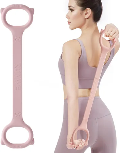 Vista 14 de Figure 8 Workout Resistance Band - 3 Elasticities Optional 20 30 40lb, Thicker Durable Arm Back Shoulder Exercise Elastic Rope Yoga Straps Pilates