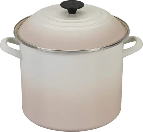 Vista 9 de Le Creuset - Olla esmaltada en acero, 16 cuartos de galón, Cerise