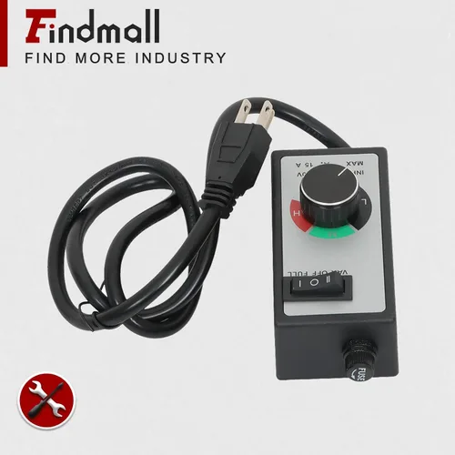 Vista 3 de findmall Reemplazo para ventilador de router Controlador de velocidad variable Motor eléctrico Reóstato AC 120V