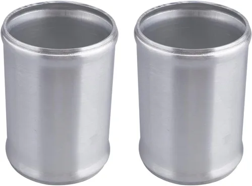 Vista 7 de AC PERFORMANCE - Unión de tuberías de aleación de aluminio, 2 unidades, 1 pulgada, conector de tubos de silicona, 4 pulgadas de longitud