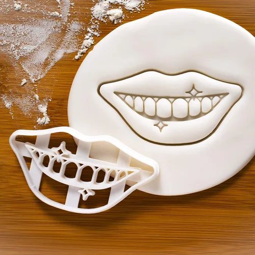 Vista 2 de Cortador de galletas Dentist Shiny Teeth, 1 pieza - Bakerlogy