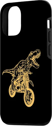 Vista 2 de Carcasa para iPhone 15 Motocross Dinosaur Dirtbike Dino - Dirt Bike Dinosaur