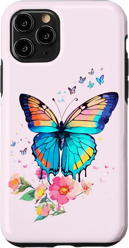 Vista 29 de iPhone 16 Mariposa Hermosa Mariposas Coloridas Amante Entomólogo Caso
