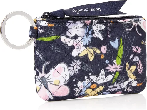 Vista 2 de Vera Bradley Cartera de algodón con cremallera para identificación para mujer
