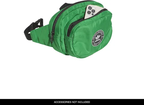 Vista 3 de adidas - Riñonera deportiva unisex para adultos, bolsa de viaje y festival, VerdeNegro, Riñonera deportiva bolsa de viaje y festival