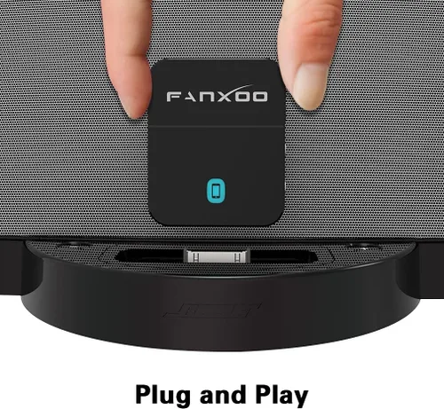 Vista 2 de DockPro Adaptador Bluetooth 5.3 de 30 pines para Bose Sounddock Adaptador de 30 pines a Lightning Bluetooth Compatible para estación de acoplamiento